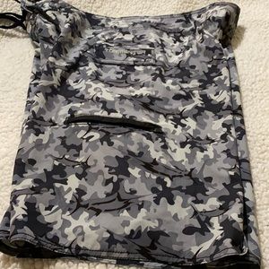Men’s Tormenter gray & black camo shorts